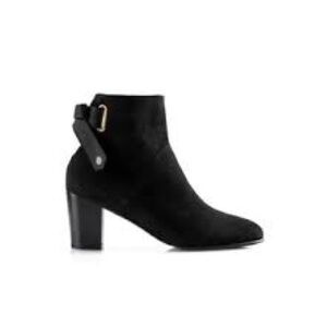 New Fairfax & Favor Black Suede Blair Ankle Boots